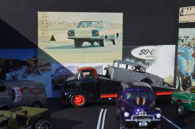 Illustration for article titled 1/64 SEMA booth finished.